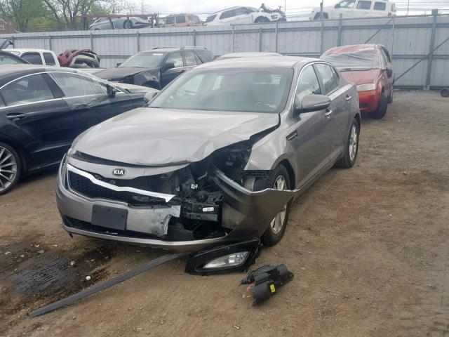 5XXGM4A7XDG221129 - 2013 KIA OPTIMA LX BEIGE photo 2