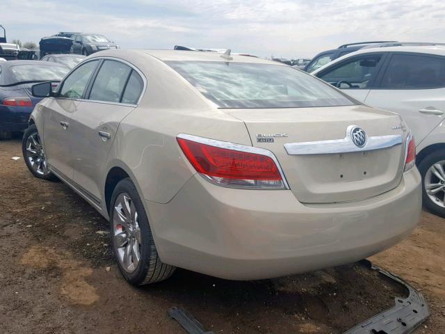 1G4GC5EG7AF144759 - 2010 BUICK LACROSSE C CREAM photo 3