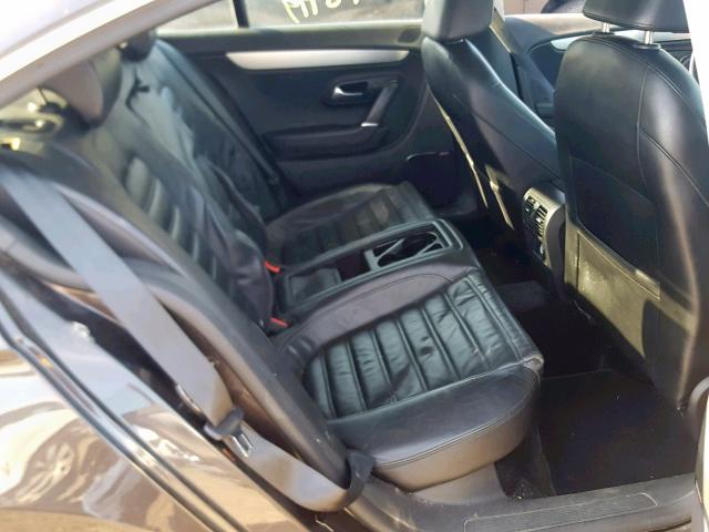 WVWGU73C49E539612 - 2009 VOLKSWAGEN CC VR6 4MO BLACK photo 6