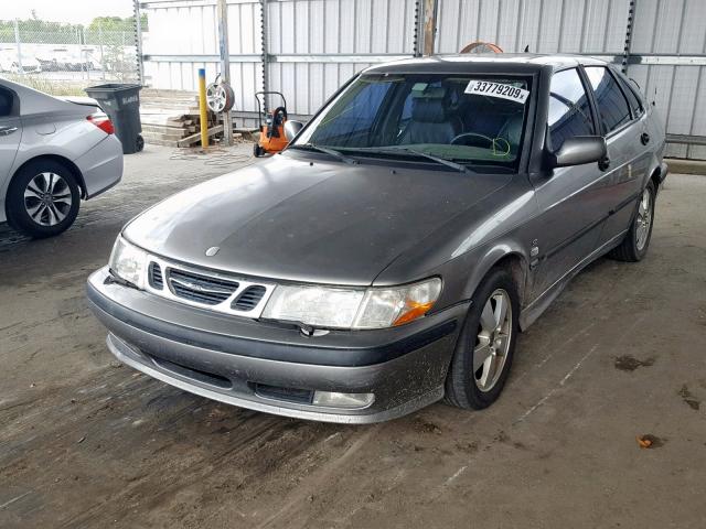 YS3DF58K522031005 - 2002 SAAB 9-3 SE GRAY photo 2