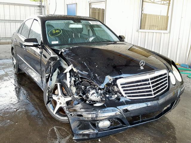 WDBUF56X99B379582 - 2009 MERCEDES-BENZ E 350 BLACK photo 1