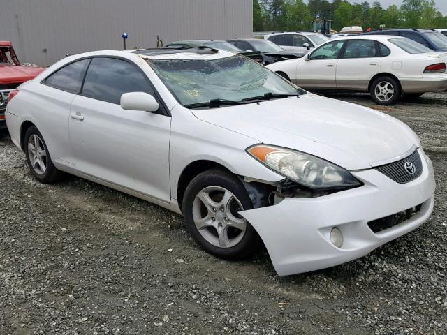 4T1CE38P84U888007 - 2004 TOYOTA CAMRY SOLA WHITE photo 1