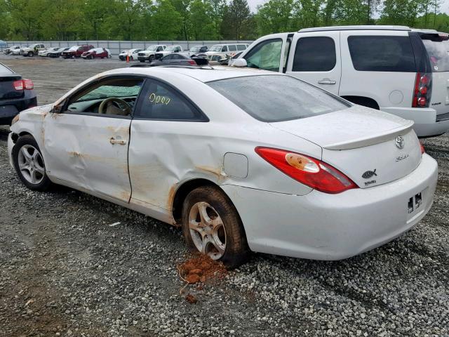 4T1CE38P84U888007 - 2004 TOYOTA CAMRY SOLA WHITE photo 3