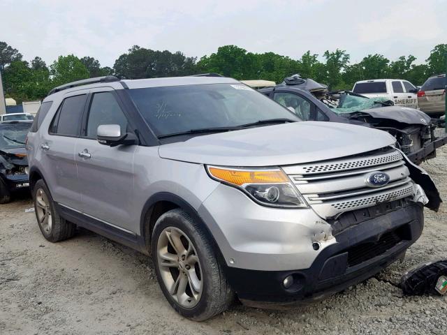 1FM5K7F80FGC11443 - 2015 FORD EXPLORER L SILVER photo 1