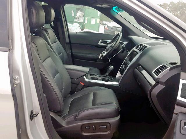 1FM5K7F80FGC11443 - 2015 FORD EXPLORER L SILVER photo 5