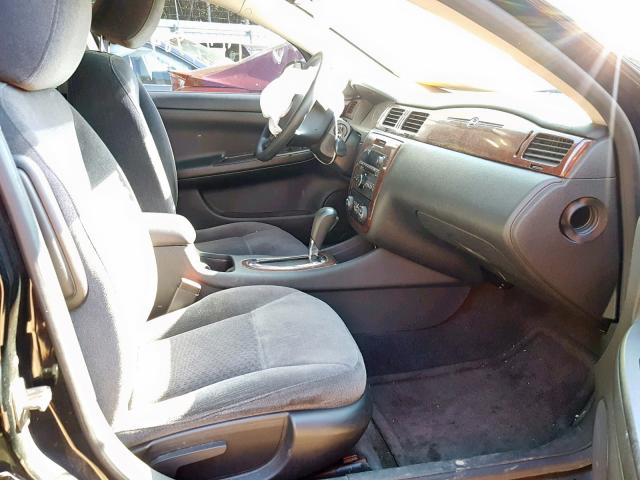 2G1WT57K091132305 - 2009 CHEVROLET IMPALA 1LT BLACK photo 5