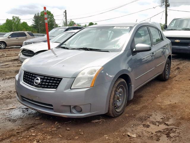 3N1AB61E48L658417 - 2008 NISSAN SENTRA 2.0 GRAY photo 2