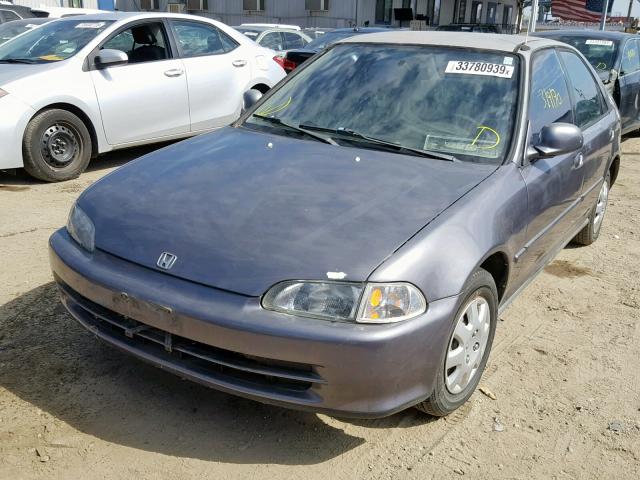 JHMEG8646SS047064 - 1995 HONDA CIVIC DX GRAY photo 2