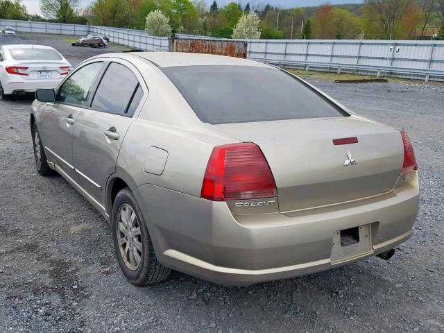 4A3AB56S36E013225 - 2006 MITSUBISHI GALANT LS TAN photo 3