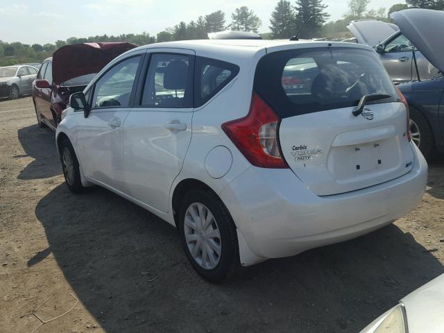 3N1CE2CPXEL424706 - 2014 NISSAN VERSA NOTE WHITE photo 3