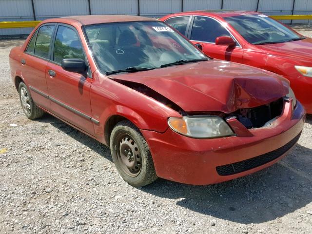 JM1BJ222010437370 - 2001 MAZDA PROTEGE DX RED photo 1