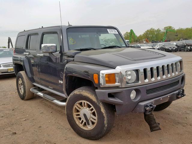 5GTDN136X68152654 - 2006 HUMMER H3 BLACK photo 1