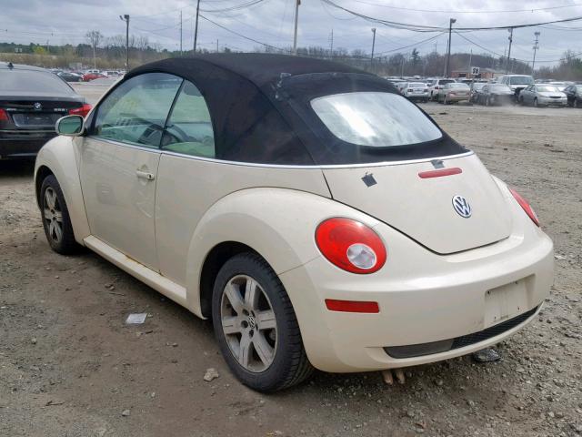 3VWRF31Y46M301062 - 2006 VOLKSWAGEN NEW BEETLE Beige Foto 3
