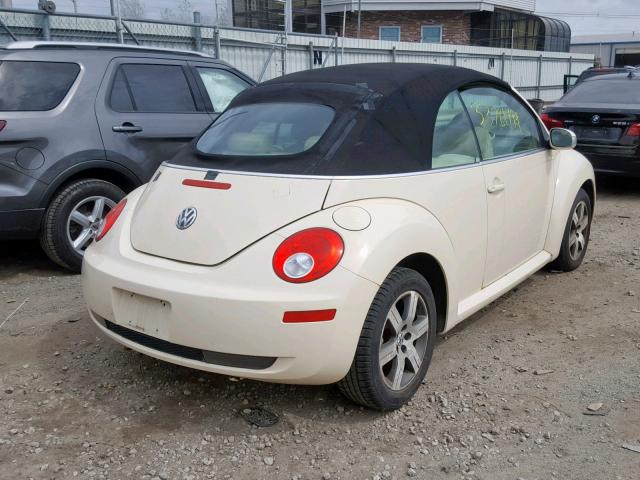 3VWRF31Y46M301062 - 2006 VOLKSWAGEN NEW BEETLE Beige Foto 4