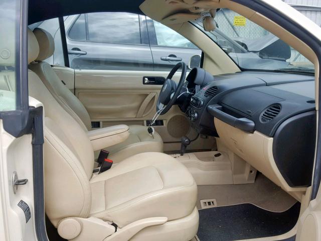 3VWRF31Y46M301062 - 2006 VOLKSWAGEN NEW BEETLE Beige Foto 5