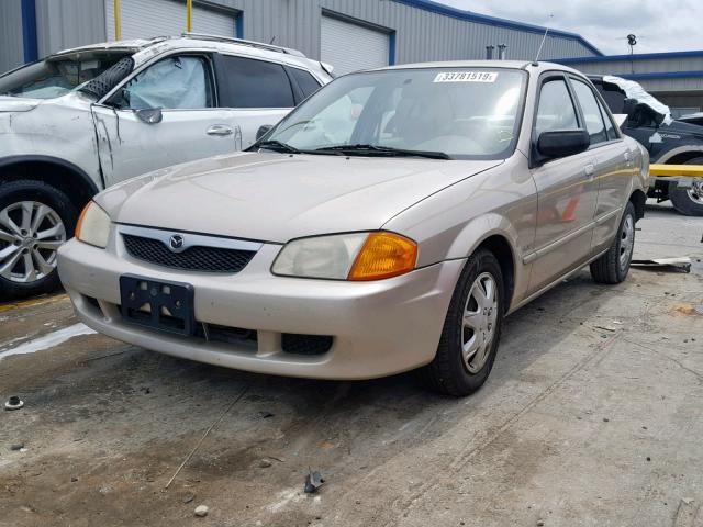 JM1BJ2228Y0249285 - 2000 MAZDA PROTEGE DX TAN photo 2