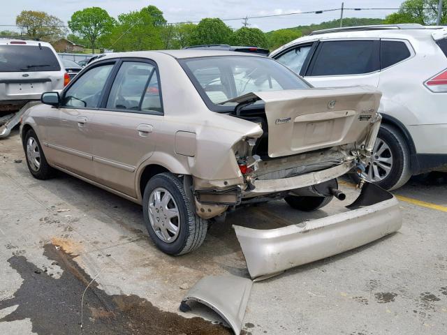 JM1BJ2228Y0249285 - 2000 MAZDA PROTEGE DX TAN photo 3