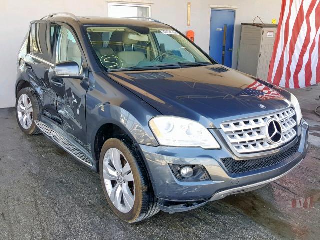 4JGBB5GB2BA677292 - 2011 MERCEDES-BENZ ML 350 GRAY photo 1