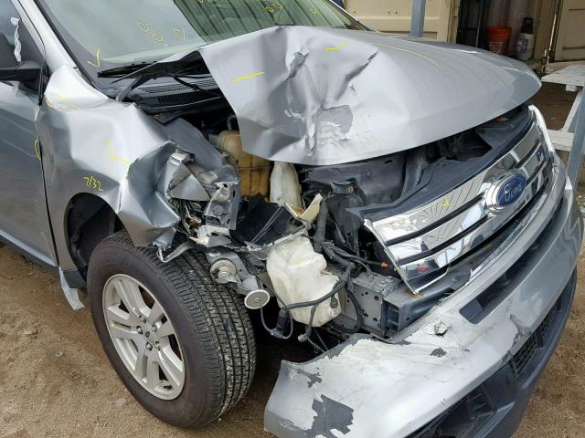 2FMDK36C87BB44687 - 2007 FORD EDGE SE GRAY photo 9