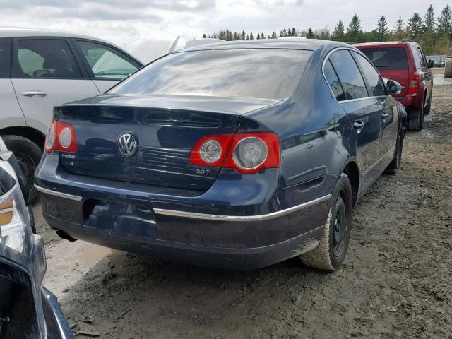 WVWAK73C68E102639 - 2008 VOLKSWAGEN PASSAT KOM BLUE photo 4