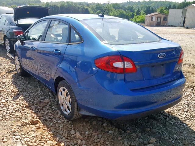 3FADP4AJ3BM203126 - 2011 FORD FIESTA S BLUE photo 3