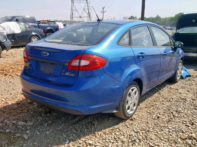 3FADP4AJ3BM203126 - 2011 FORD FIESTA S BLUE photo 4