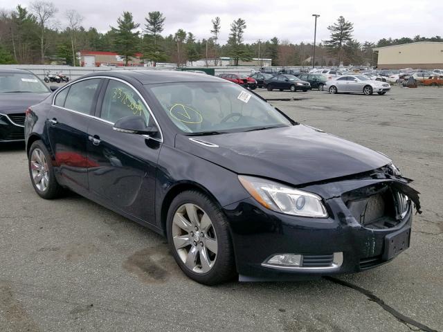 2G4GT5GV4D9204036 - 2013 BUICK REGAL PREM BLACK photo 1