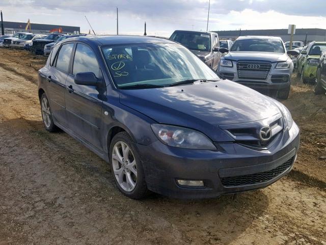 JM1BK343981797668 - 2008 MAZDA 3 HATCHBAC BLUE photo 1