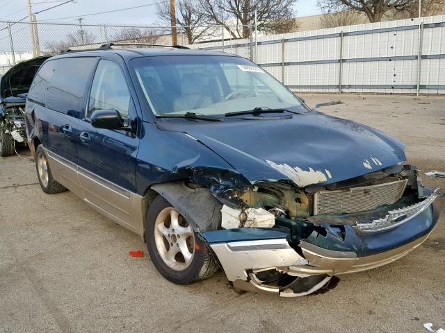 2FMZA53431BA48958 - 2001 FORD WINDSTAR S GREEN photo 1