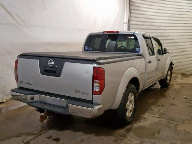 1N6AD09W57C462544 - 2007 NISSAN FRONTIER C GRAY photo 4