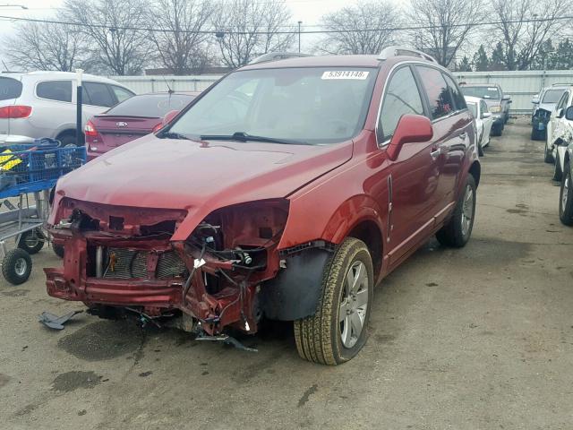 3GSCL53758S593387 - 2008 SATURN VUE XR RED photo 2