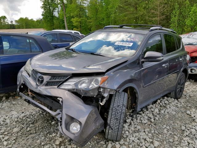 2T3YFREV9FW132074 - 2015 TOYOTA RAV4 LIMIT GRAY photo 2