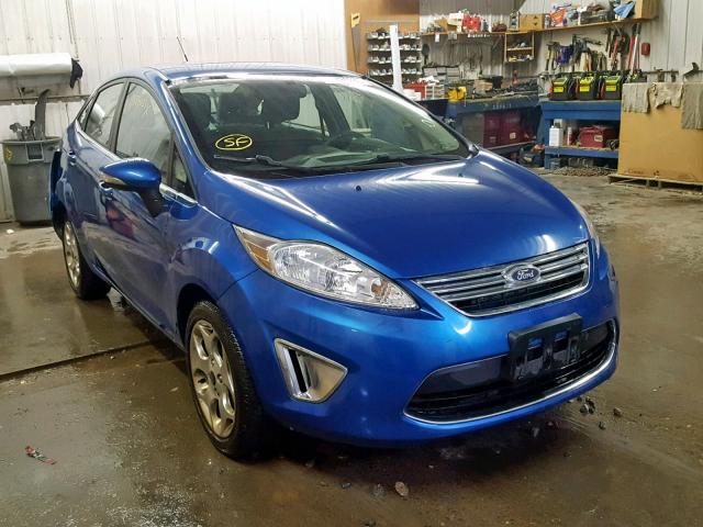 3FADP4CJ4BM114243 - 2011 FORD FIESTA SEL BLUE photo 1