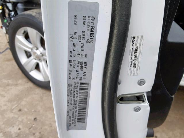 1C4NJDBB6HD113173 - 2017 JEEP COMPASS SP თეთრი ფოტო 10