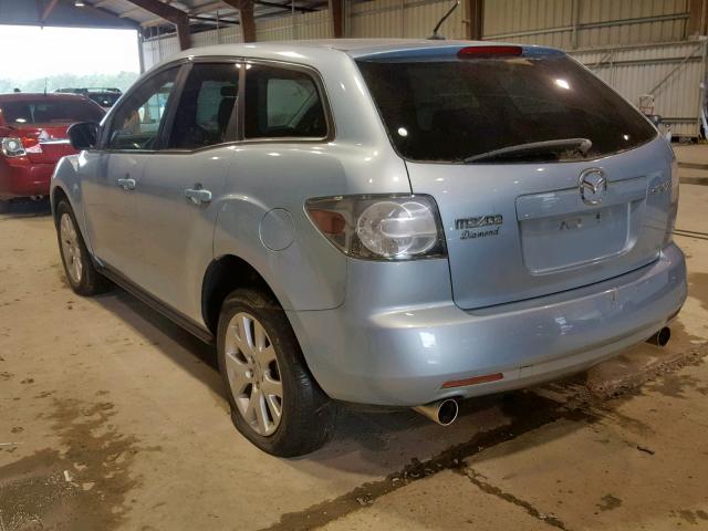 JM3ER293770116107 - 2007 MAZDA CX-7 BLUE photo 3