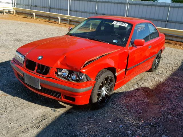 WBABF7338WEH42731 - 1998 BMW 323 IS RED photo 2