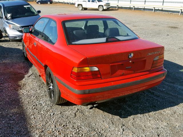 WBABF7338WEH42731 - 1998 BMW 323 IS RED photo 3