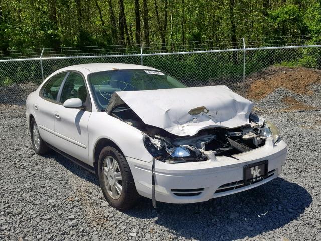 1FAFP56235A210871 - 2005 FORD TAURUS SEL WHITE photo 1