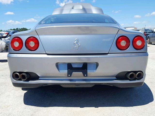 ZFFBV55AX20129456 - 2002 FERRARI F575 MARAN SILVER photo 6