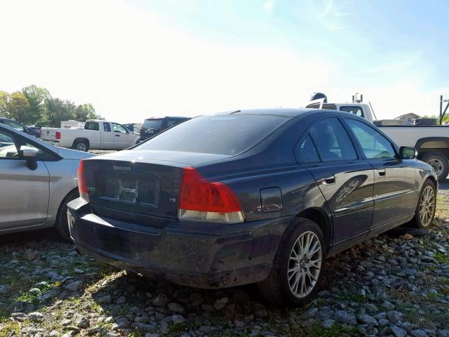 YV1RS547272631380 - 2007 VOLVO S60 T5 BLACK photo 4