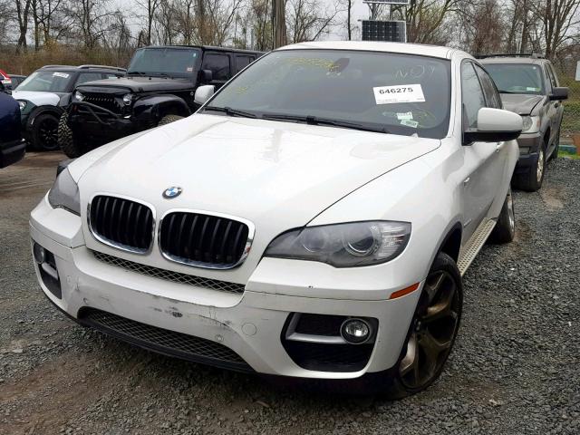 5UXFG2C53DL785268 - 2013 BMW X6 XDRIVE3 WHITE photo 2