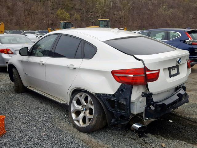 5UXFG2C53DL785268 - 2013 BMW X6 XDRIVE3 WHITE photo 3