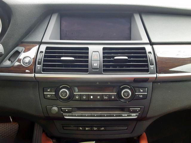 5UXFG2C53DL785268 - 2013 BMW X6 XDRIVE3 WHITE photo 9