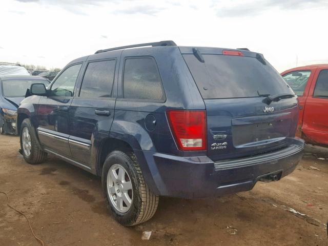 1J4PR4GK5AC121054 - 2010 JEEP GRAND CHER BLUE photo 3