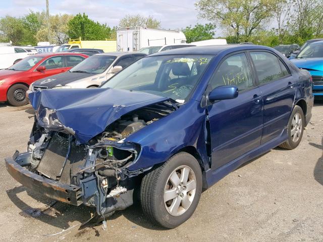 2T1BR32E26C626043 - 2006 TOYOTA COROLLA CE BLUE photo 2