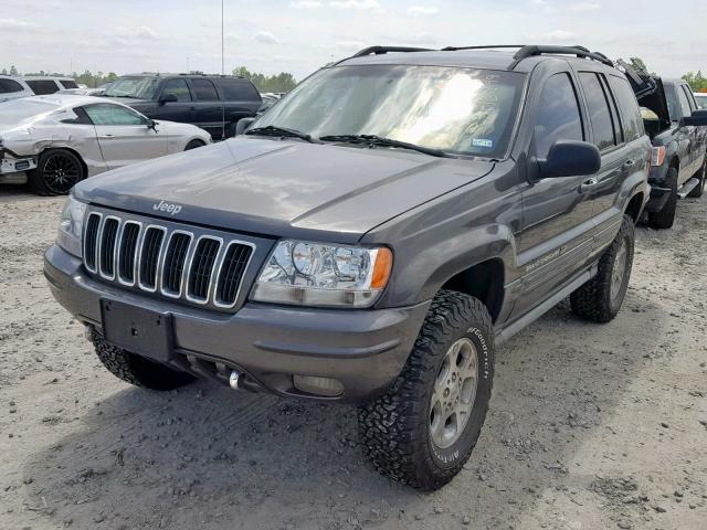 1J8GW68J42C202055 - 2002 JEEP GRAND CHER GRAY photo 2