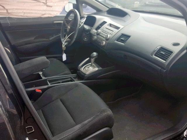 19XFA1F67AE041484 - 2010 HONDA CIVIC LX-S أسود صورة 5