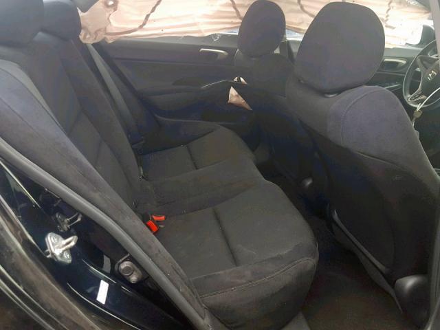 19XFA1F67AE041484 - 2010 HONDA CIVIC LX-S أسود صورة 6