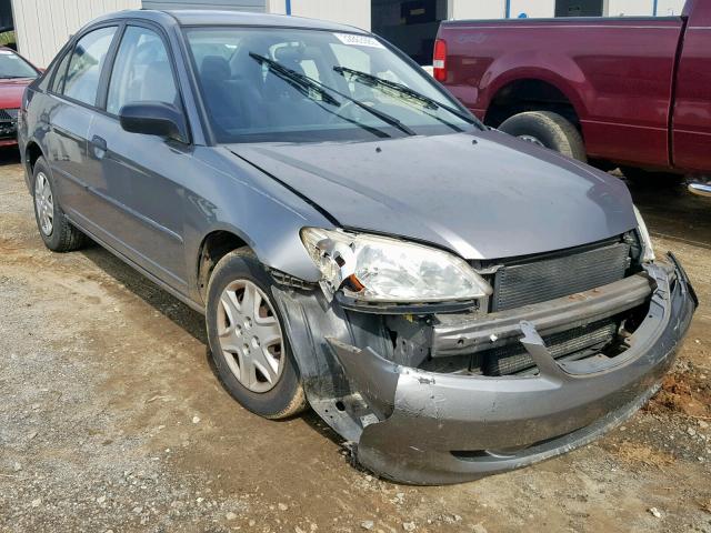 1HGES16405L006484 - 2005 HONDA CIVIC DX GRAY photo 1