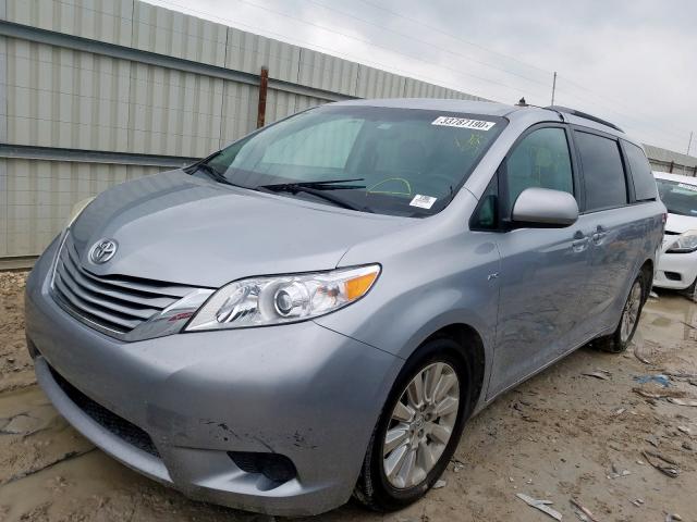 5TDJK3DC0GS128590 - 2016 TOYOTA SIENNA LE  photo 2